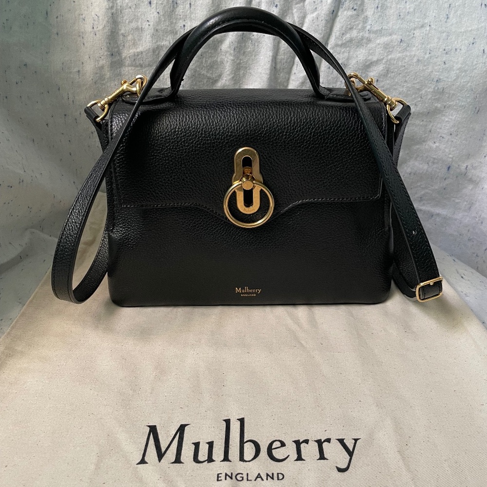 Mulberry Black Mini Seaton